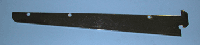16" shelf bracket for standard 1" slot 2" on center - 25 per box - Chrome