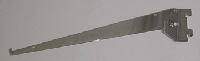 16" adjustable shelf bracket for standard 1" slot 2" on center - 25 per box - Chrome