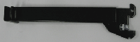 12" bracket for standard 1" slot 2" on center holds rectangular tube - 25 per box - Black