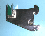 3" bracket for standard 1" slot 2" on center holds rectangular tube - 25 per box - Chrome