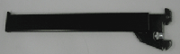 12" faceout rectangular tubing for standard 1" slot 2" on center - 25 per box - Black