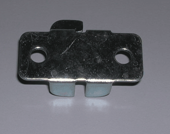shelf rest center snap in for heavy duty - 500 per box - Chrome