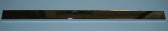 12' rectangular tubing 1/2" x 1-1/2" - 5 per box - Chrome