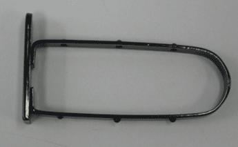 end cap for rectangular tubing  flush bottom - 100 per box - Black