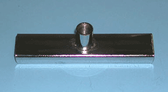 4" long clamp magnetic base fits 3/8" threaded stem - 100 per box - Chrome