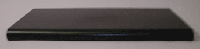 24"w x 13"d plastic bullnose shelf (use with 12" brackets) - 4 per box - Black or White