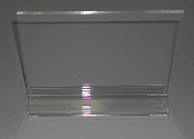 8-1/2"h x 11"w cardholder plexi top load horizontal - 24 per box - Clear