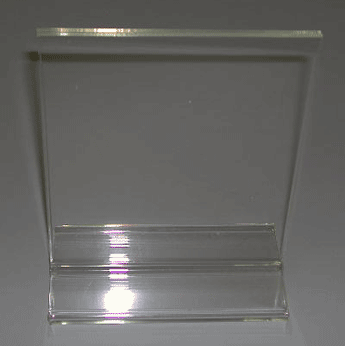 11"h x 8-1/2"w cardholder plexi top load vertical - 24 per box - Clear