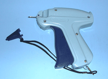 fine tagging gun deluxe model 9x pistol grip - 100 per box - BLUE