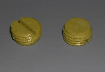 replacement screws for cubbie clips - 200 per box - Brass