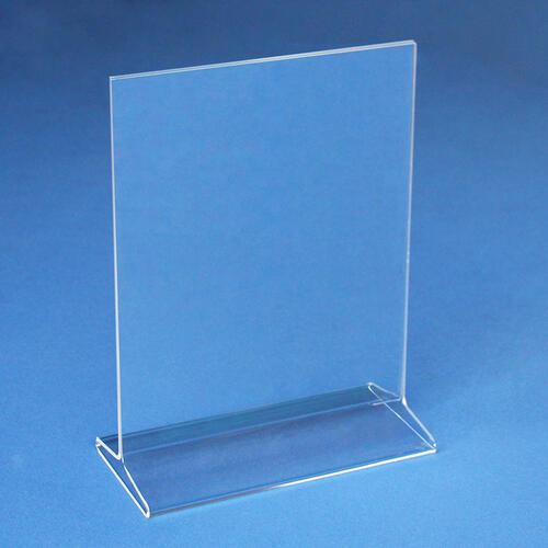 Upright Design Top-Insertion Acrylic Sign Stand