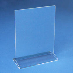 Upright Design Top-Insertion Acrylic Sign Stand