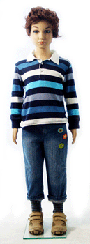 Unbreakable Polyethylene Mannequin Small Boy