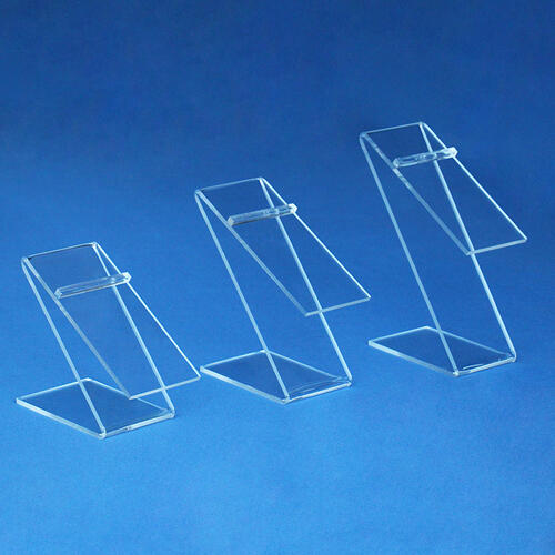Acrylic Z Bend Shoe Display Riser